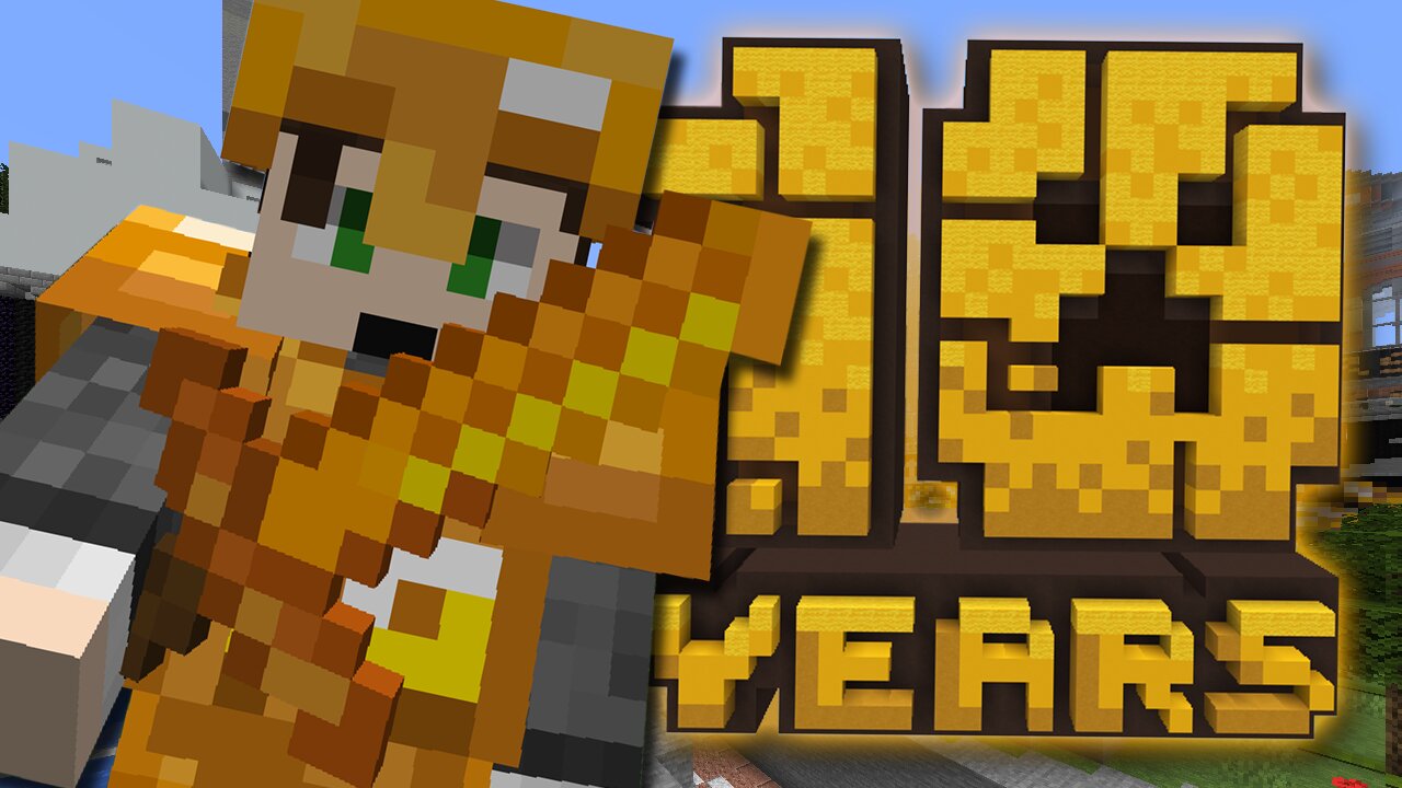 Playing the Minecraft 10th Anniversary Map, but 6 YEARS LATER!