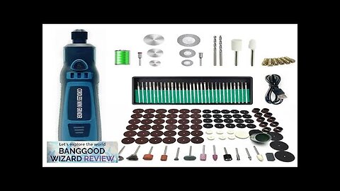 Mini Cordless 3-Speed Rotary Tool Kit 3.7V USB Grinder with 96PCS Accessories Review