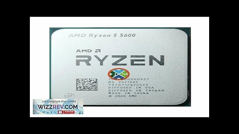 AMD R5 5600 Ryzen 5 5600 R5 5600 3.5 GHz 6-Core 12-Thread Review