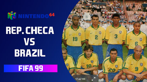 ¡GAMEPLAY EA SPORTS FIFA 99 | REPUBLICA CHECA VS BRAZIL!