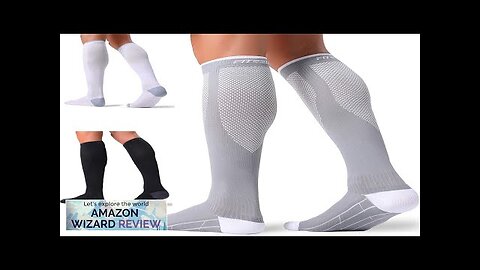 FITRELL 3 Pairs Compression Socks for Women and Men 20-30mmHg-Circulation Support Socks Review