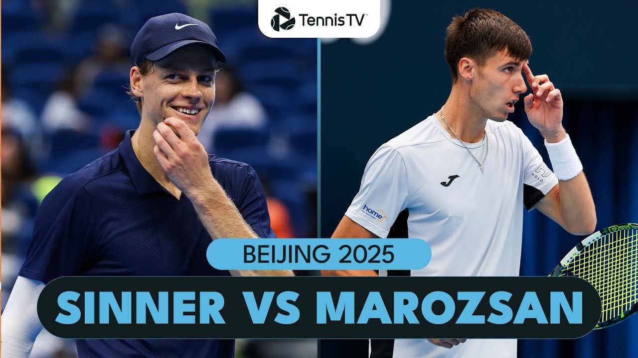 Jannik Sinner Faces Fabian Marozsan For Place In Semis 💥 | Beijing 2025 Highlights