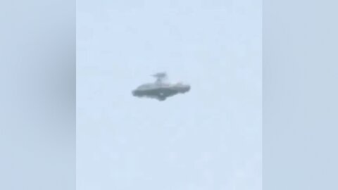 Unusual-shaped UFO over Africa