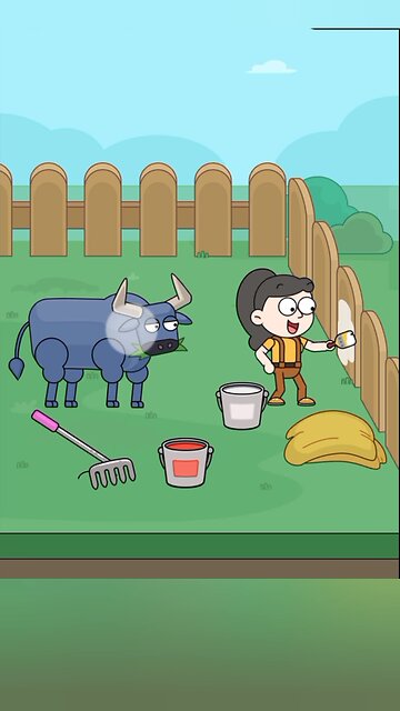 What Happened When a Cow Was Accidentally Dyed Red? #shorts