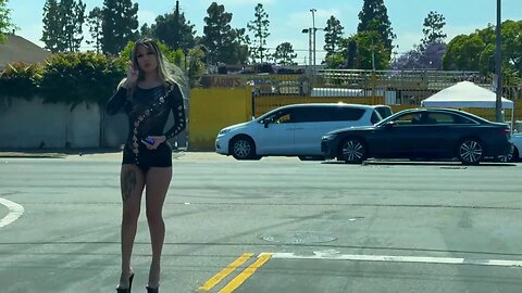 Just cruising on figueroa Street, Los Angeles, California. Midday run.