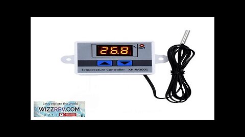 XH-W3001 10A 12V 24V 220V AC Digital LED Temperature Controller for Incubator Review