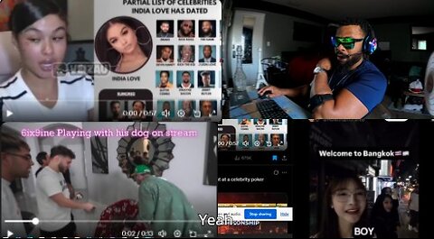 India Love Stops Hoeing; Lady or Ladyboy: 6ix9ine Grabs dogs Nuts.