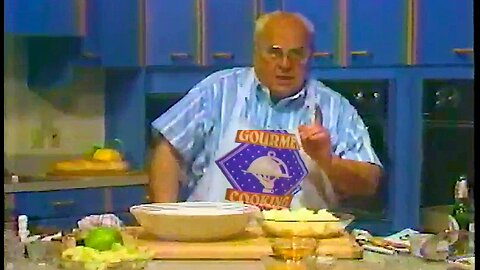 Gourmet Cooking with Earl Peyroux "Pork Birds, Apple Cabbage, and Potato Dumplings" 90s Cooking Show