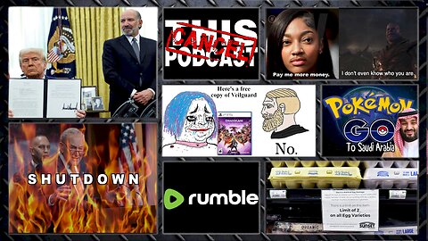 S06E15: Tax Cuts, Govt Shutdown, Eggs, WNBA, Saudis Buy Pokémon, No One Wants Veilguard (Even Free)