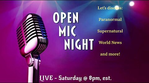 Open Mic Night with Bishop James Long, D. Min