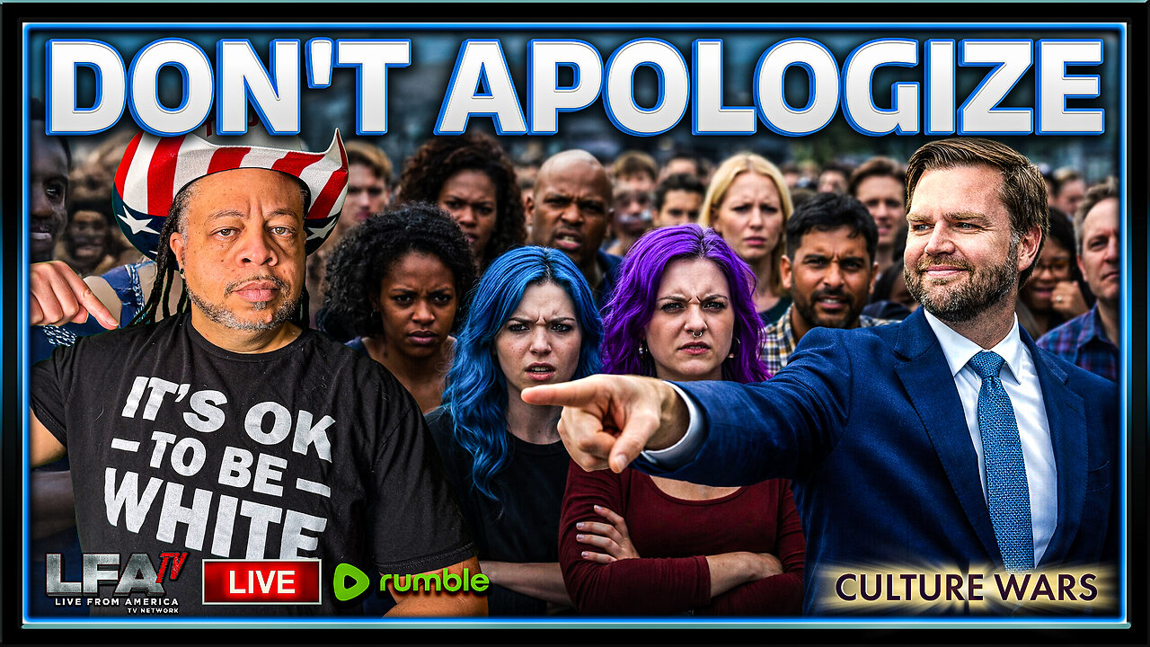 DON'T APOLIGIZE FOR BEING WHITE | CULTURE WARS 12.22.25 2PM