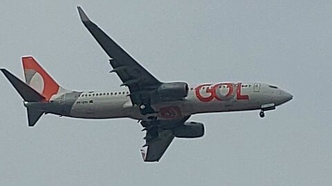 Boeing 737-800 PR-GXU coming from Salvador to Fortaleza