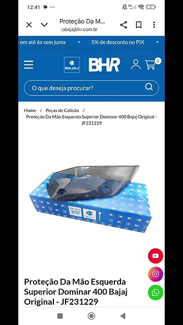 Motorcycle parts in Brazil