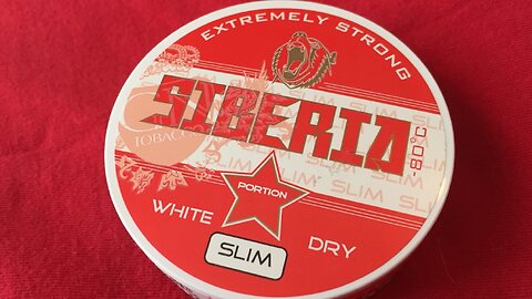 Siberia Red (Slim White Dry) Snus Review