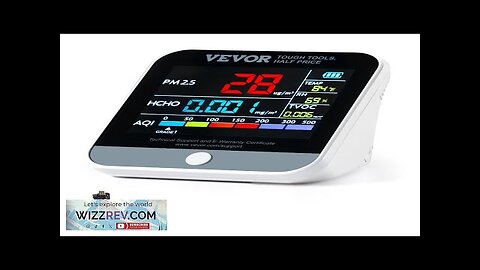 VEVOR Mini Air Quality Monitor 8-IN-1 Professional PM2.5 PM10 PM1.0 Particle Counter Review