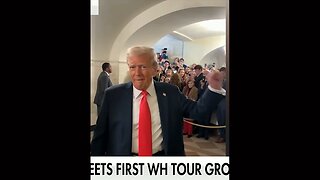 Trump Surprises Visitors as White House Tours Resume, Encourages Future Leaders