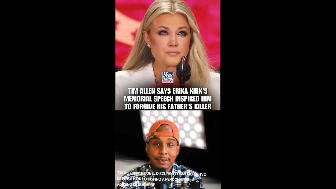 El mensaje de perdón erik kirk cambia a actor Allen a perdonar 🔥 #viral #reels #shorts #short #fyp