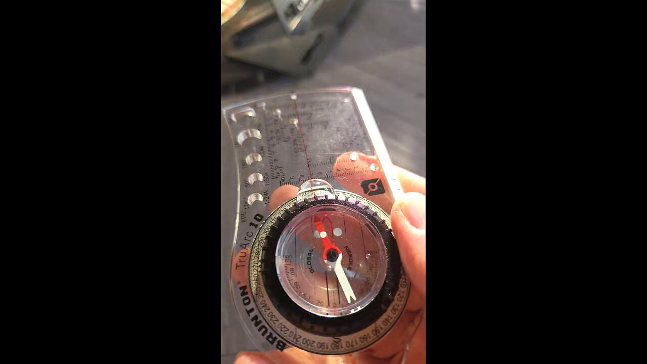 De-gassify a liquid filled compass