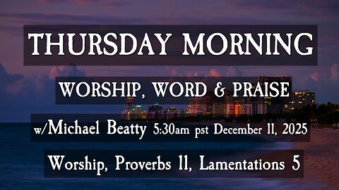 🌤️THURSDAY MORNING💖