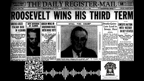 #OnThisDay November 5, 1940: Uncharted Re-Election