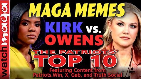 Erika Kirk vs. Candace Owens: PATRIOTS' TOP 10 - EPIC Showdown, Death Threats Exposed