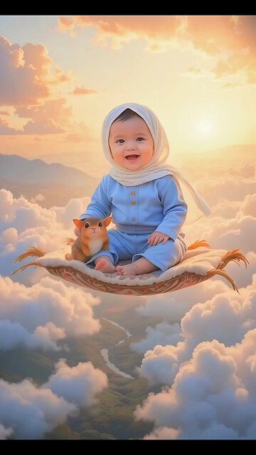 Cute baby islamic video 🫀