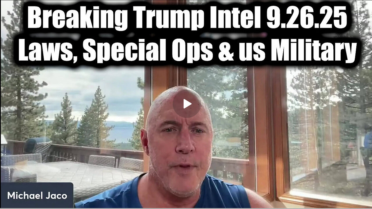Breaking Intel 9.26.25 - Laws, Orders, Special Ops & us Military