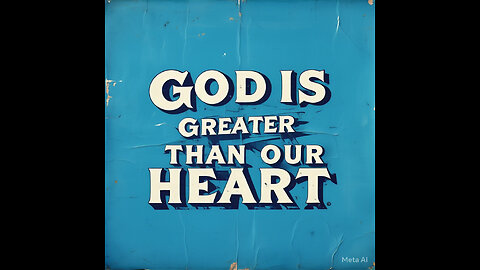 GOD IS GREATER THAN OUR HEART