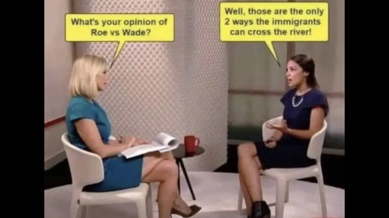 after helping illegals,,, liberal hypocrite democrat cult klan AOC HYSTERICAL on DOJ investigation😂