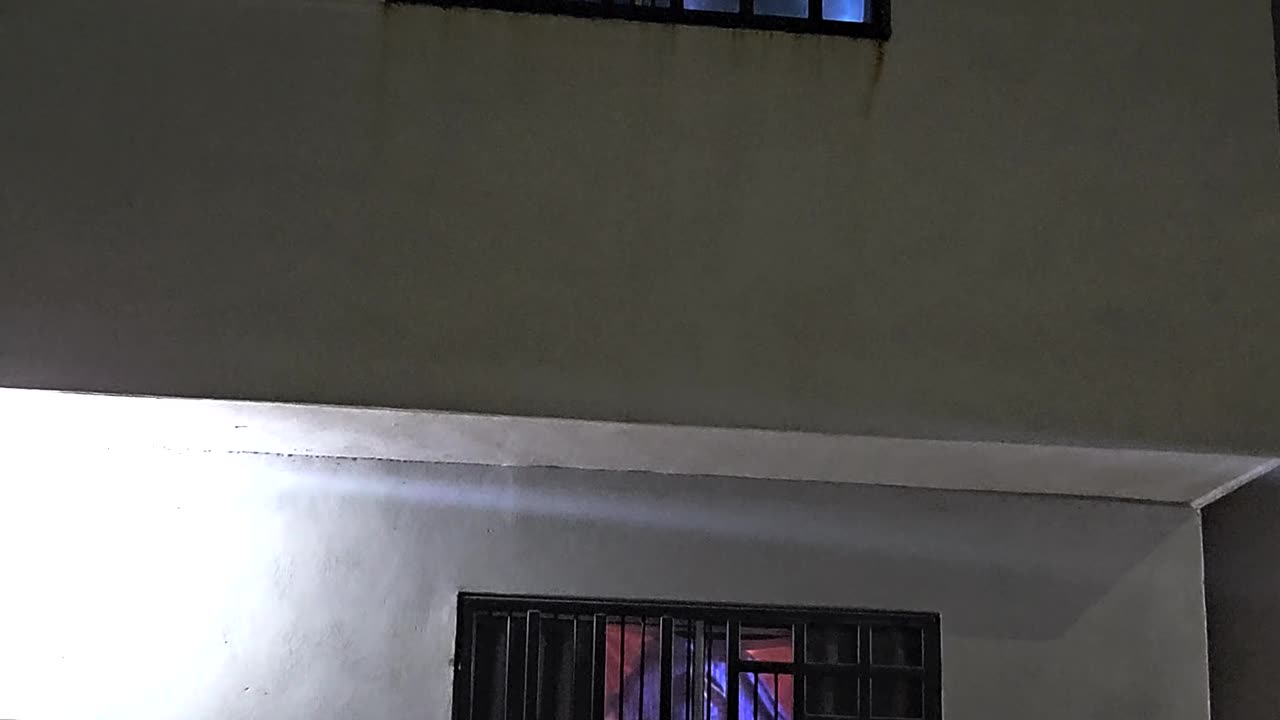 Halloween Zombie Projection On House Window