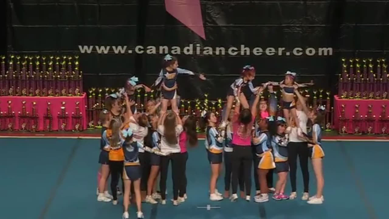 CheerForce WolfPack Special Needs Cheer For The Cure 2015