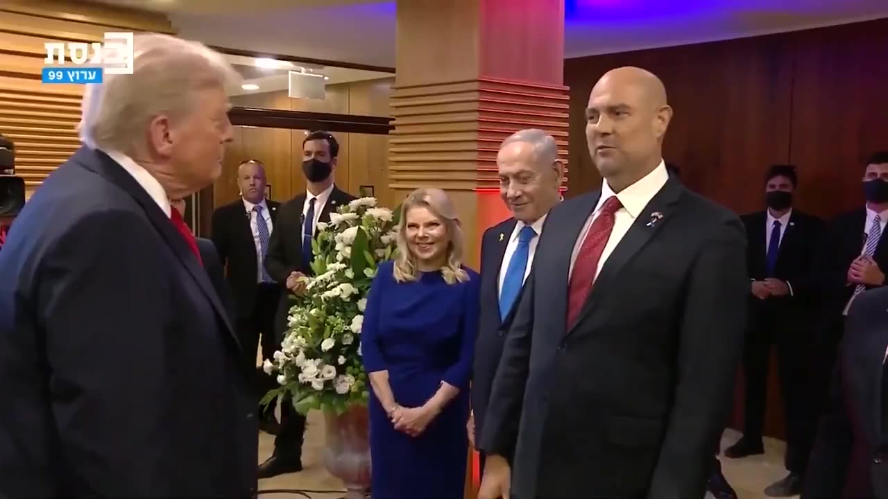. @POTUS arrives at The Knesset