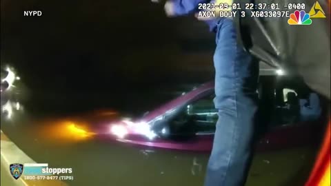 Watch: Bodycam Shows NYPD Rescue Delivery Driver Stuck In Floodwaters