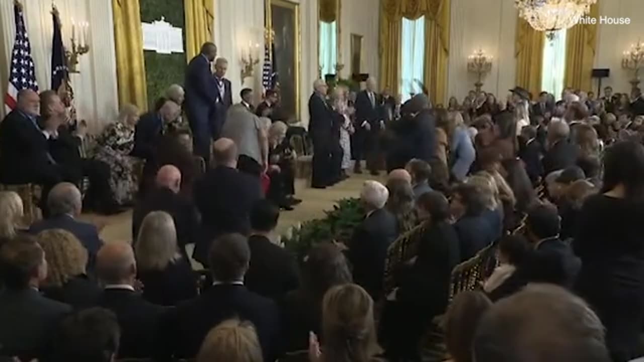 Hunter Biden spotted at Presidential Medal of Freedom ceremony