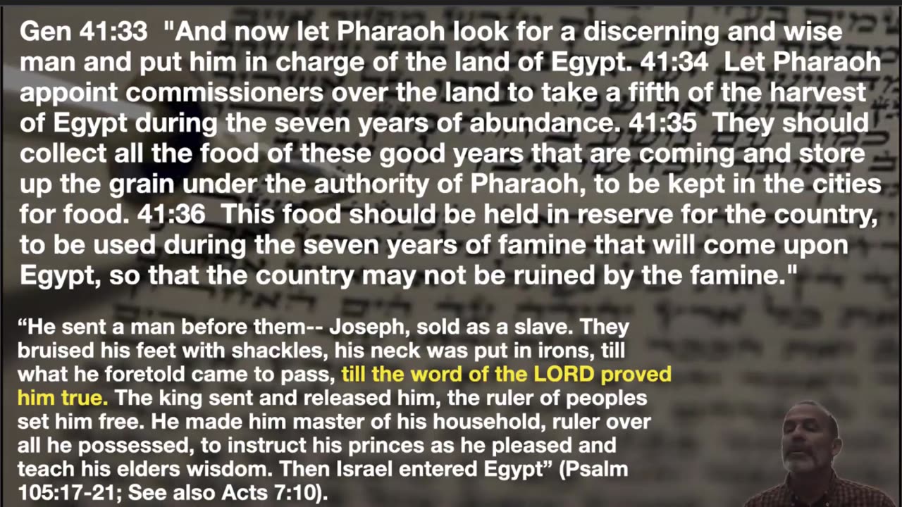 Genesis 41: End Times Joseph