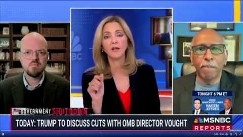 MSDNC is in a FULL BLOWN PANIC right now over Russ Vought and firings