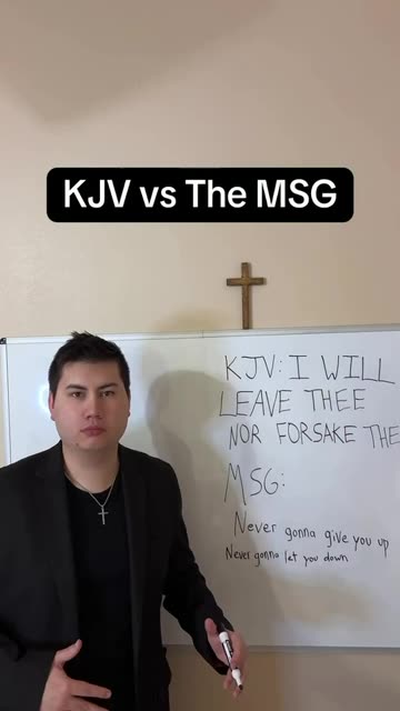 KJV vs The MSG