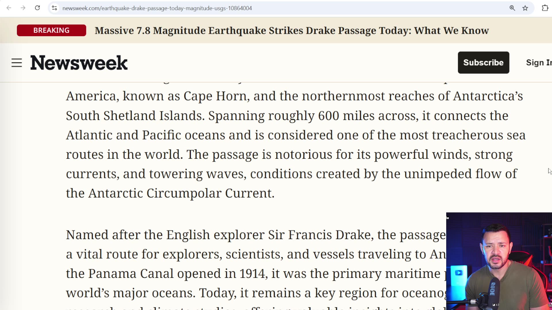 BREAKING: NEW 7.8 Earthquake Triggers Tsunami WARNING