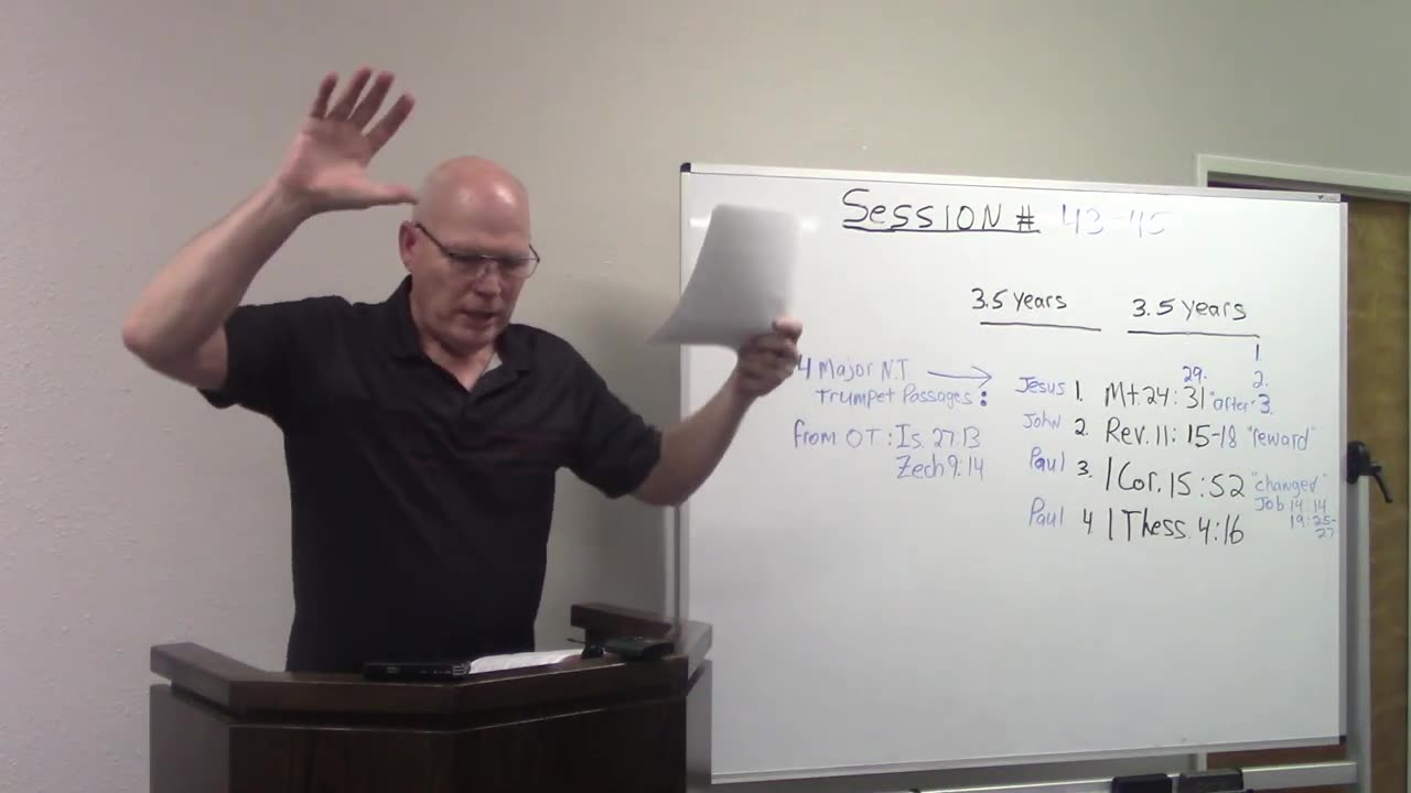 Session #44 End Times/Prophecy - Eschatology in 1 Thessalonians