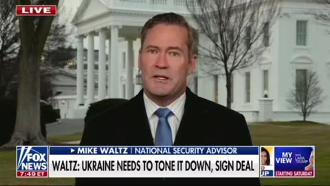 National security advisor, Michael Waltz