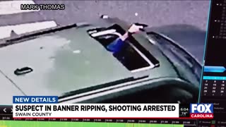 Georgia man arrested for ripping down Trump banner down, firing gun