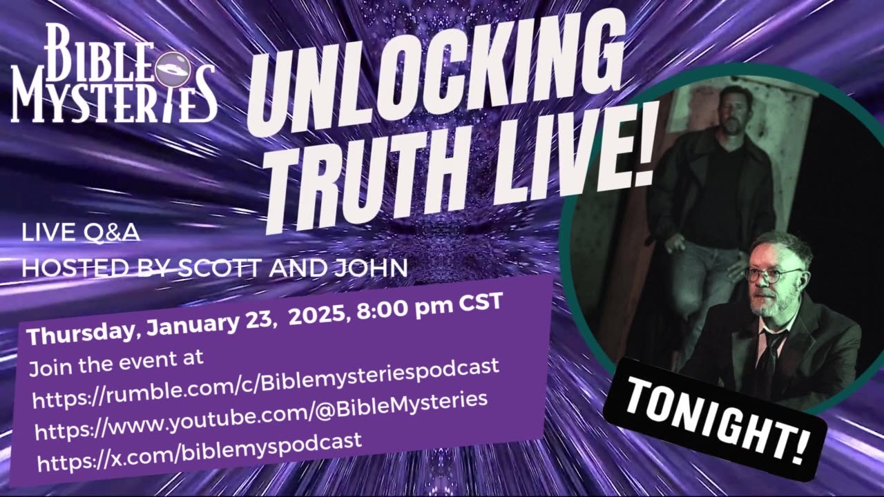 Unlocking Truth Live - Live Bible Q&A Tonight!