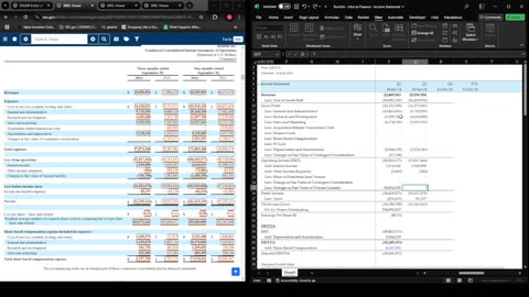 Excel Class - Creating an Income Statement Part II