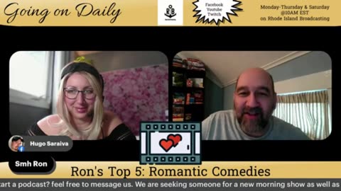 Ron's Top S2E3: Romantic Comedies