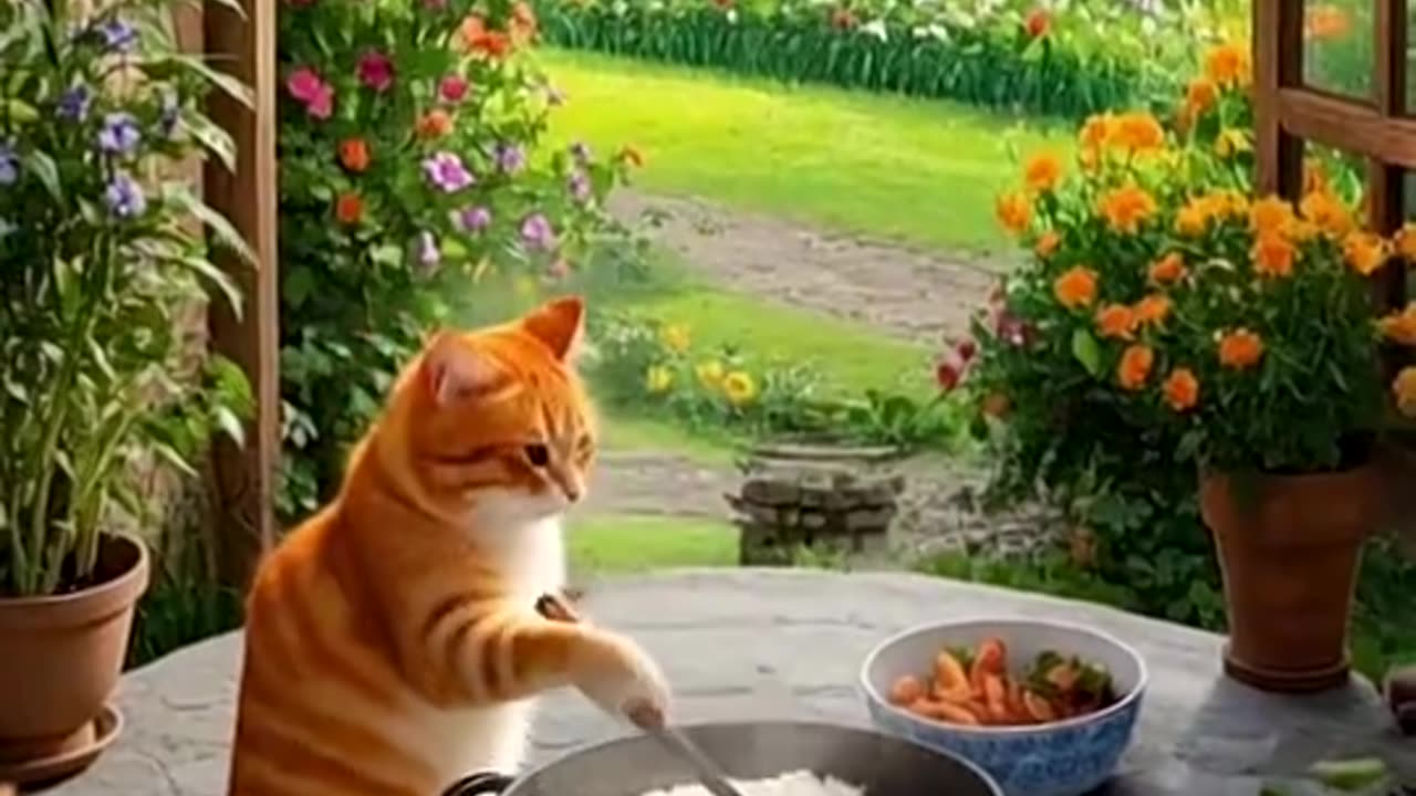 The cat chef