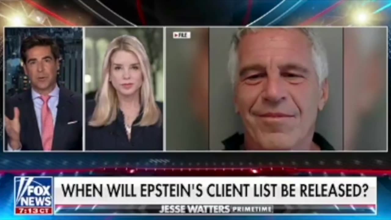 Jesse Watters / Pam Bondi : Declassifying Epstein With Context From GROK3