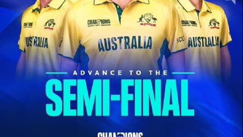 Australia became the 3rd Team to qualify for Semi-Final of CT-25.India & New Zealand have qualified