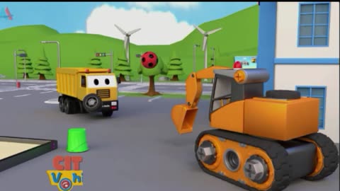 "Rescue Truck and Rescue Excavator Unite: A Detailed Review of Cartoon Film Part 6"