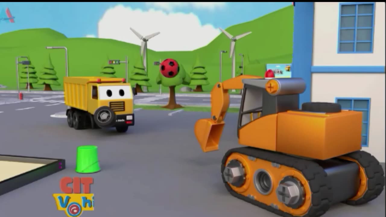 "Rescue Truck and Rescue Excavator Unite: A Detailed Review of Cartoon Film Part 6"