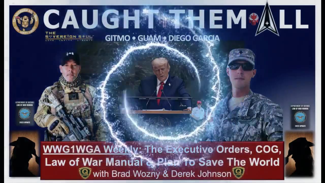 Derek Johnson 10.24.25 - “We Caught Them All” DJT’s Public [DS] Takedown of Obamas, Clintons